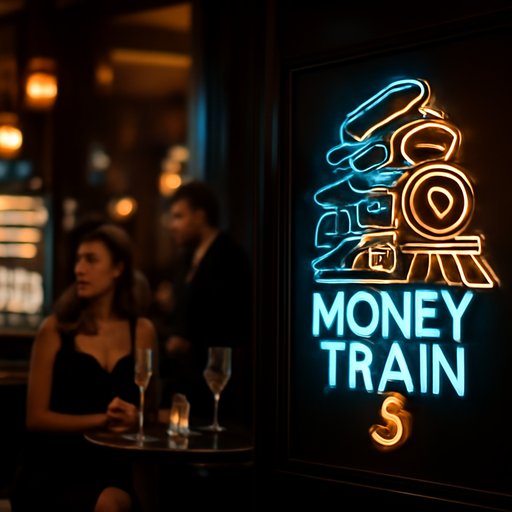 kk99 Money Train 3 neon train board